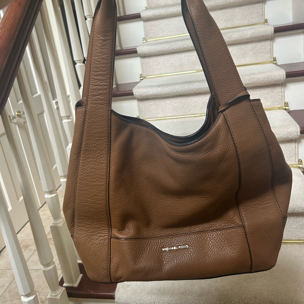 Michael Kors Brown Hobo Bag with Slouchy Silhouette